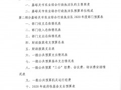 嘉峪关沧州市农业综合行政执法队2020年部门预算信息地下状况阐明