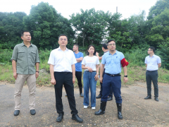 青山湖区委书记视察指点外洪进攻任务