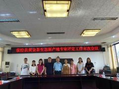 荥经黄金茶生态原产地维护顺利经过专家组评定