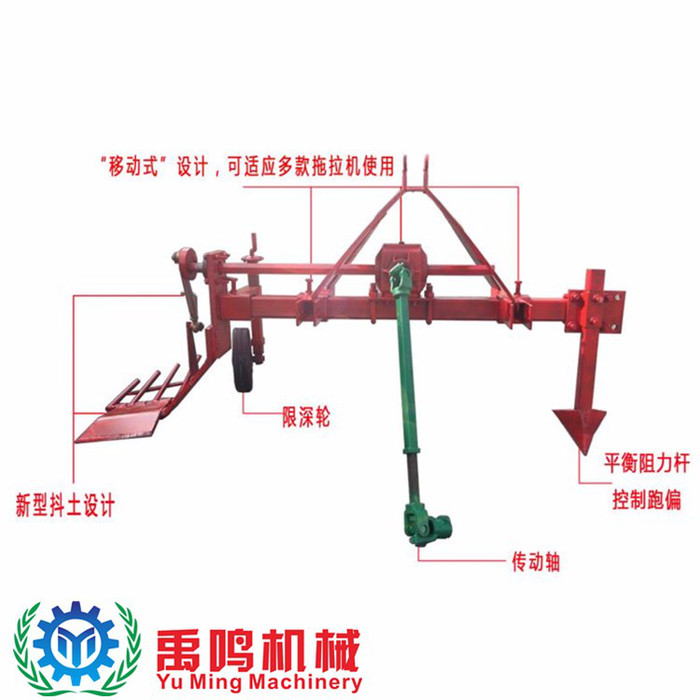 禹鸣厂家供应大葱收割机 大葱收获机 四轮拖拉机后置大葱 收获机械厂家直销30-90马力带动