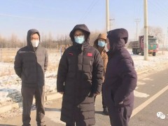 乌翠区区委书记张巍就我区农村疫情防控任务展开状况停止实地督导反省