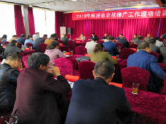 株洲市农技推行任务现场培训会在醴陵召开