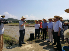 省耕肥总站站长饶国良带队到龙门县调研