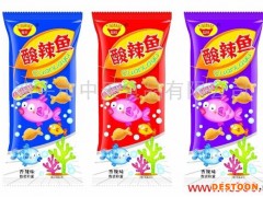 供应大闸蟹效果膨化食品批发 休闲食品批发