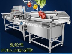 诺邦XCJ-400包邮款商用全自动气泡南扁豆清洗机 果蔬加工月扁豆清洗机