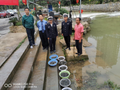 乌当区检察院生保局、乌当区农业局对违法电鱼案件自愿补偿生态进行现场监督