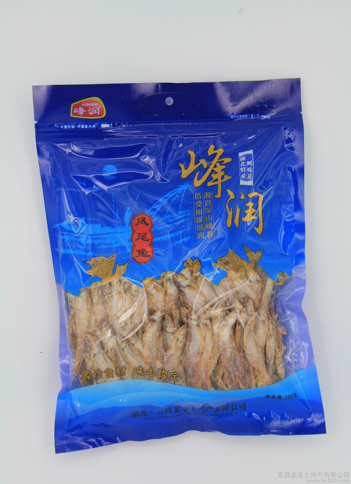 峰润凤尾鱼 鱼干鱼仔鱼片300g三峡特产零食小吃 全国招商