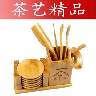 批发 茶具配件/竹木茶道组合/圆形竹杯垫铁观音茶叶专用